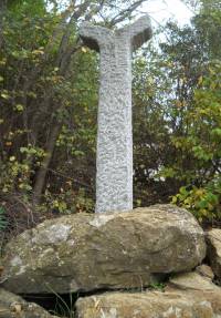 Archaische Stele, Wolfgang Sandt, Granit