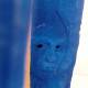 影蓝金，详细，1992 木材，长度400cm x 40厘米x 4厘米