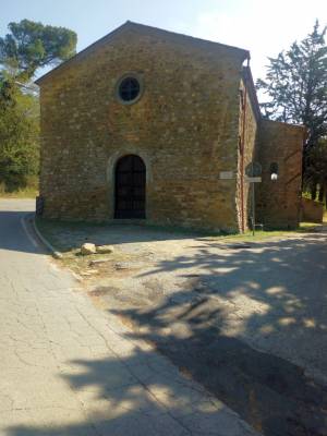 Kirche San Bartolomeo, Castel Rigone, Ausstellung Wolfgang Sandt, 2019